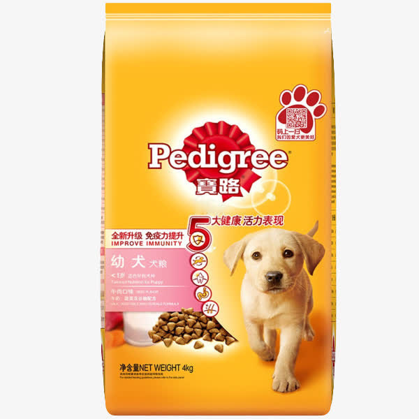 宝路幼犬犬粮牛肉口味免抠