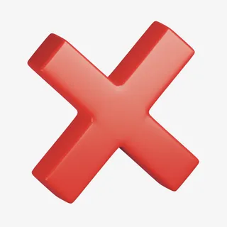 C4D立体3D模型卡通错误免抠