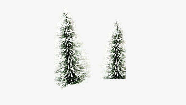 雪花圣诞树免抠