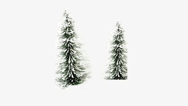 雪花圣诞树免抠