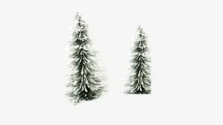 雪花圣诞树免抠