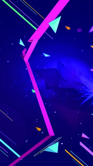 时尚扁平炫酷简约H5背景高清