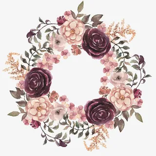 手绘花卉花朵免抠