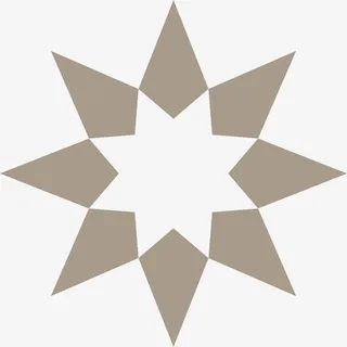 透明PNG素材-镂空八角星免抠