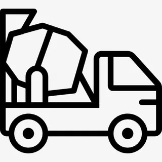 混凝土搅拌机图标免抠