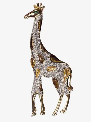 金属长颈鹿免抠