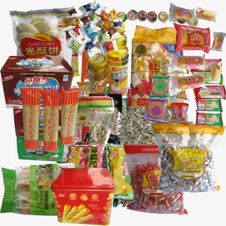 有质感的零食大集合免抠