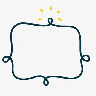 漂浮素材 不规则 箭头 铅笔画免抠