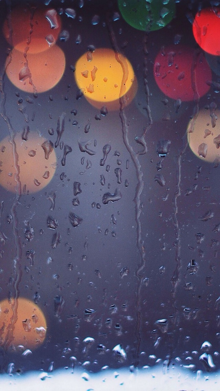 简约光晕雨滴H5背景高清