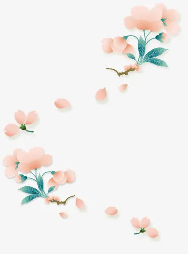 粉色鲜花免抠