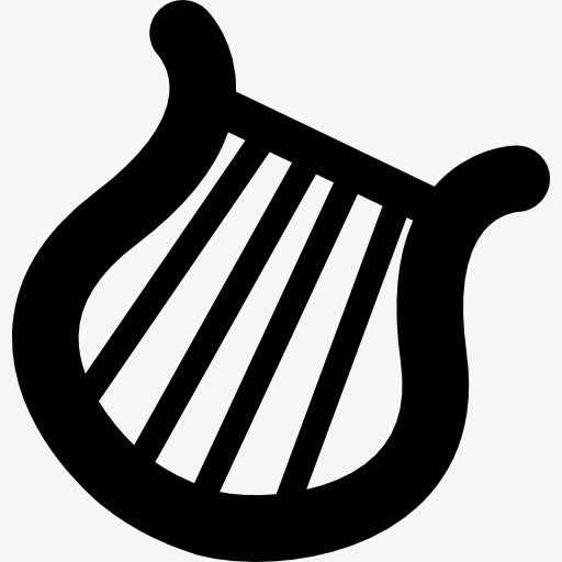 音乐的竖琴图标免抠