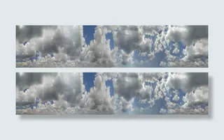 多层卷云海报背景