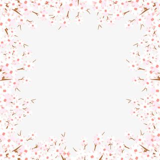 樱花边框免抠