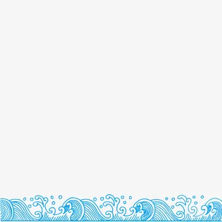 中式边框浪花复古浪花装饰元素免抠