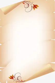 卡通精美卷轴纸张免抠 卡通精美卷轴纸张免抠