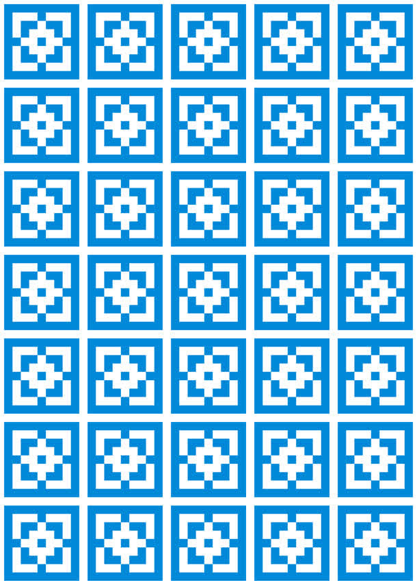 蓝色正方形底纹免抠