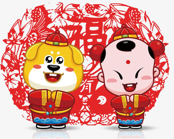 新年装饰免抠