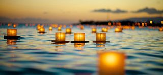 放灯背景装饰高清