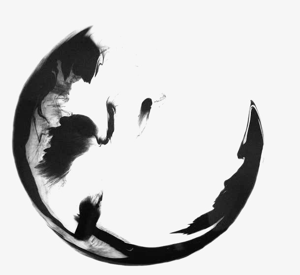 水墨效果高清图免抠