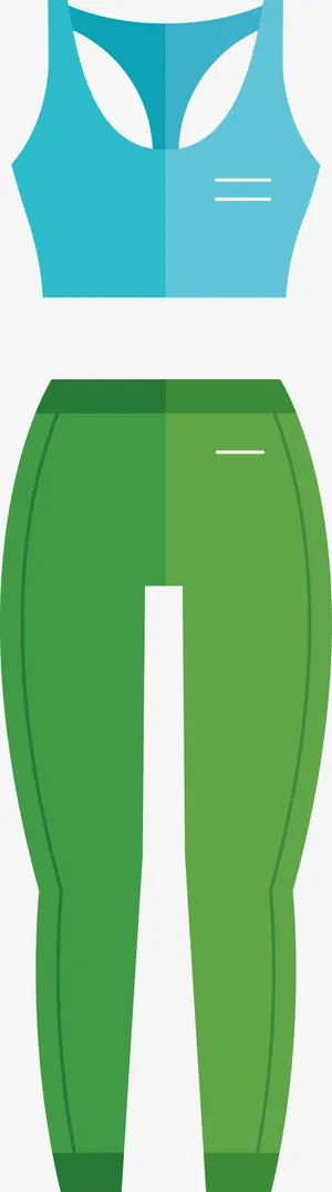 运动服装矢量图免抠