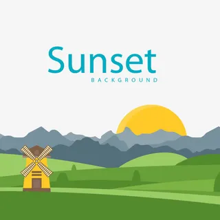 树木树枝树干绿色矢量树木免抠