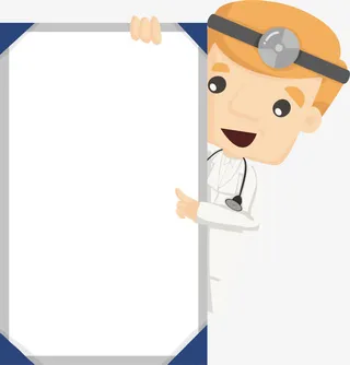 卡通人物医生免抠