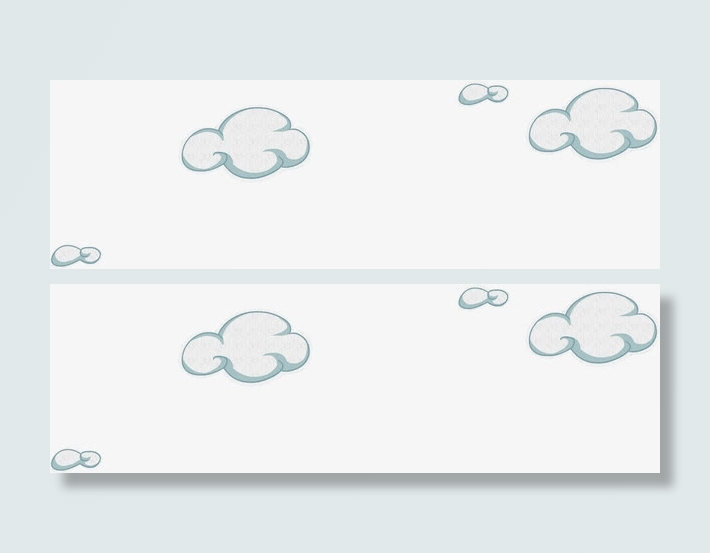 简约可爱手绘白云免抠