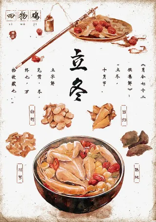 立冬节饮食免抠