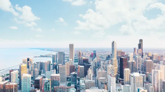 文艺风海报城市背景大图高清