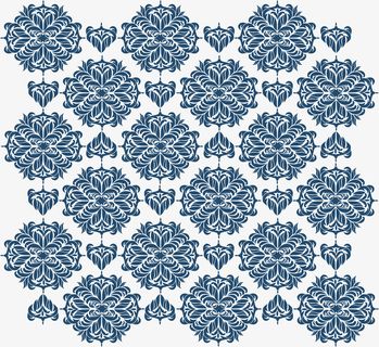 复古花纹背景素材