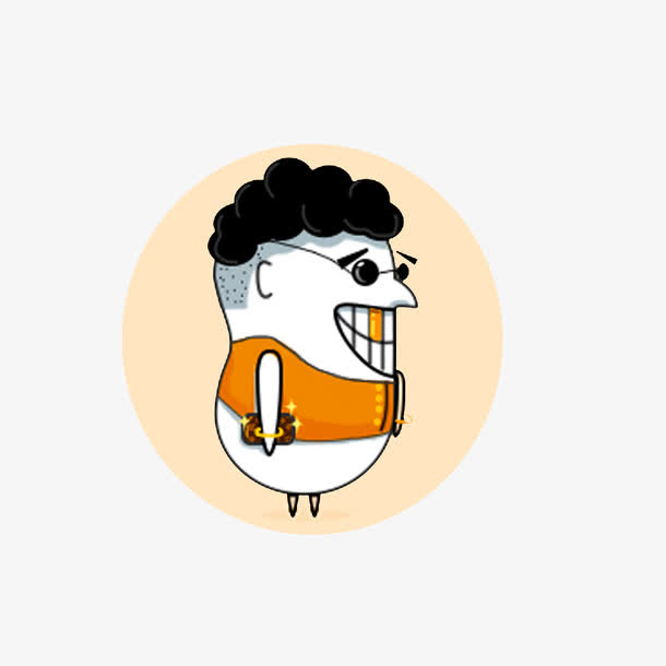 Q版土豪卡通免抠