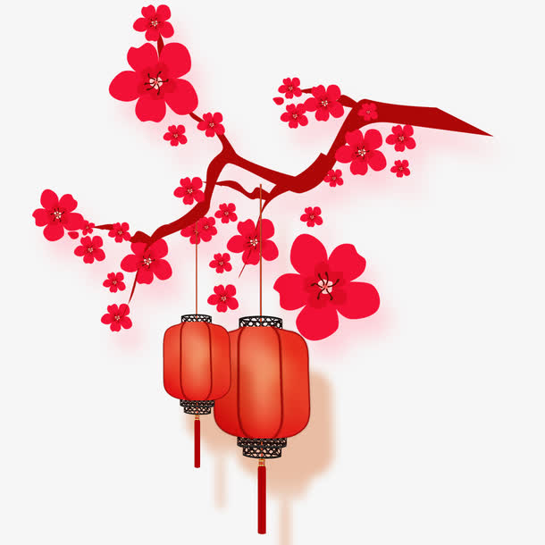 红色灯笼免抠