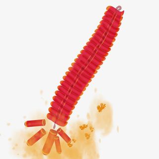 鞭炮 喜庆 新年 快乐免抠