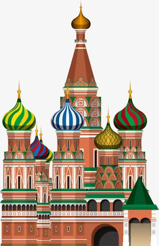 卡通童话城堡免抠