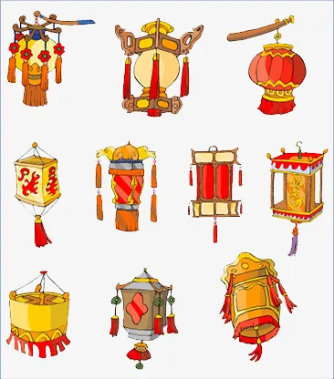 灯笼免抠