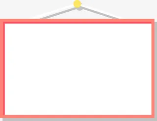 粉色画框背景