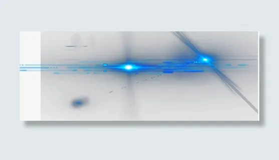 蓝色科技光线素材免抠