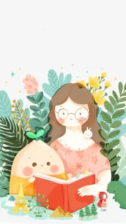 卡通小女孩免抠 卡通小女孩免抠