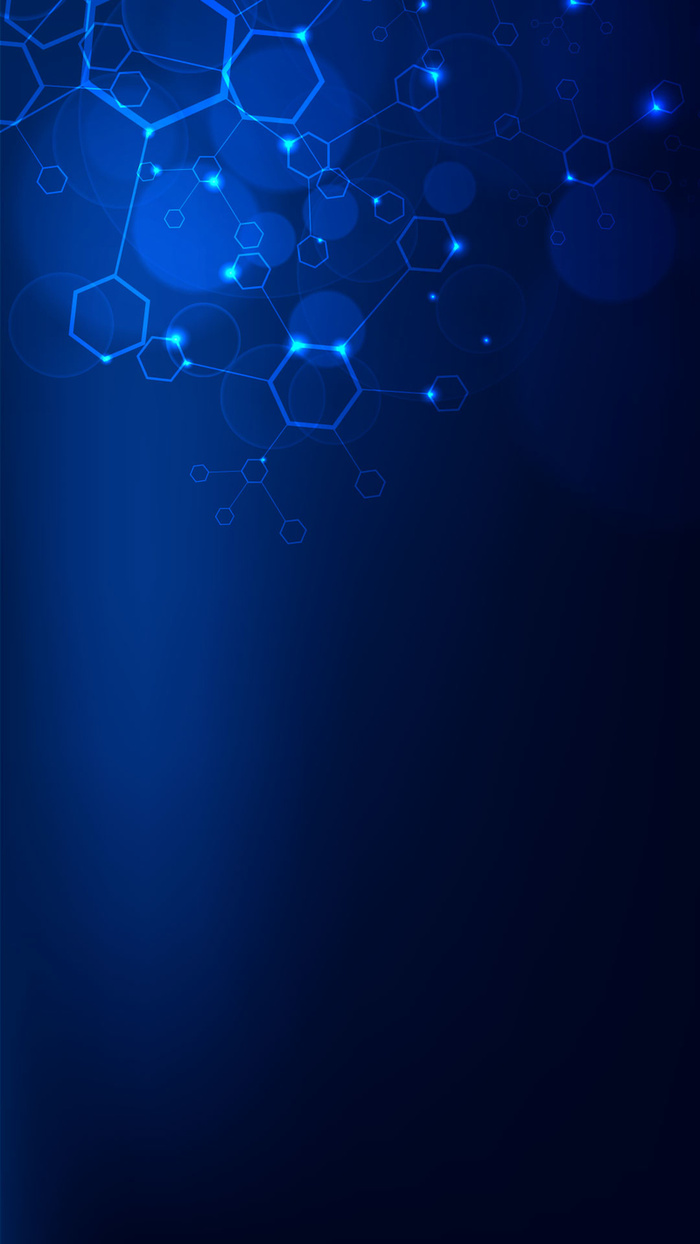 闪烁几何图形科技感蓝色H5背景高清