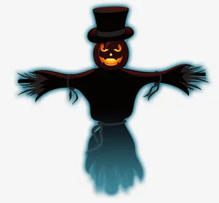 万圣节稻草人免抠