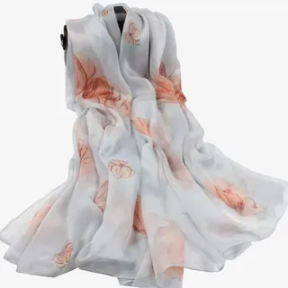 丝绸丝巾女士围巾免抠