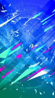 彩色几何科技H5背景高清