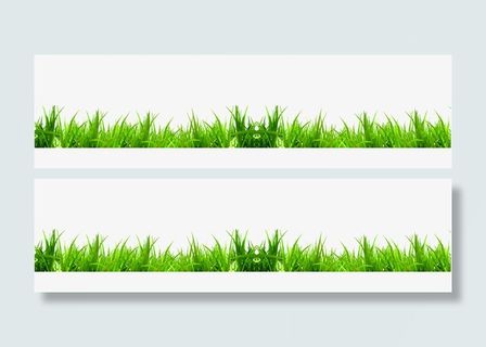 清新绿色小草免抠