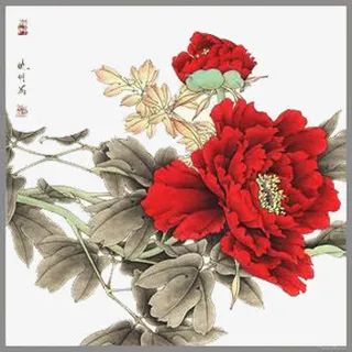 手绘鲜花图免抠