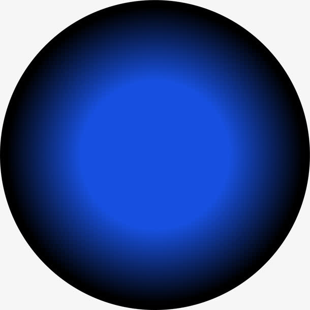 蓝色渐变光芒免抠