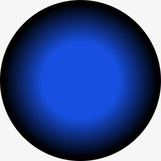 蓝色渐变光芒免抠