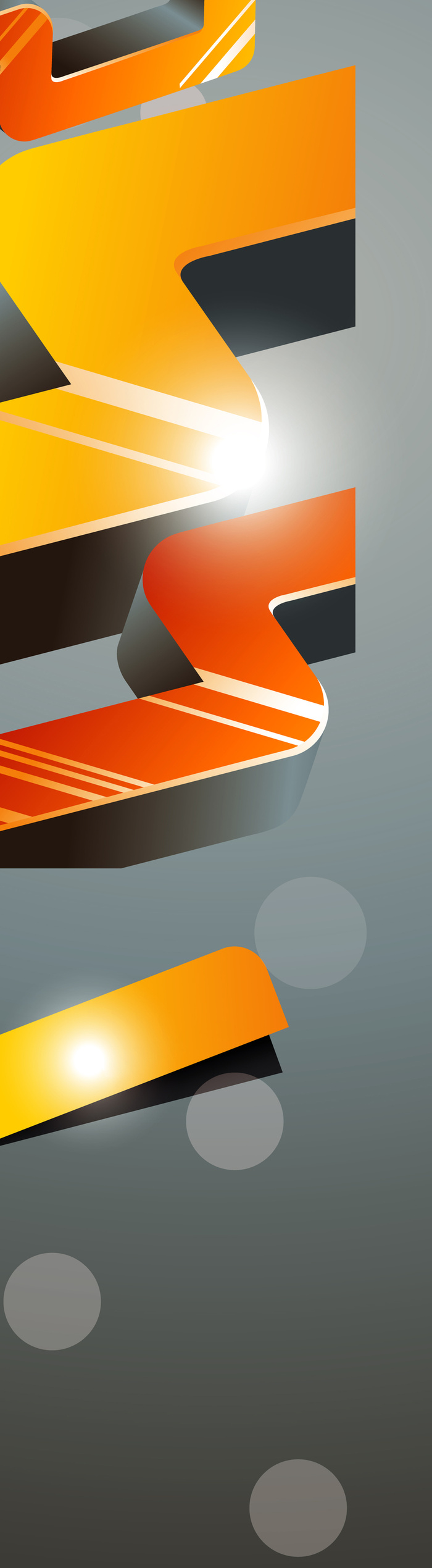 绚丽动感立体几何个性潮流展板背景高清