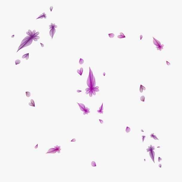 花瓣漂浮免抠