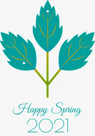 树叶创意设计元素免抠