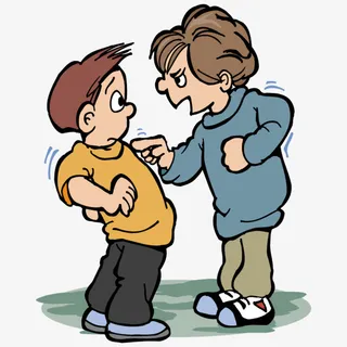 疑问 对话 卡通 人物 手绘免抠